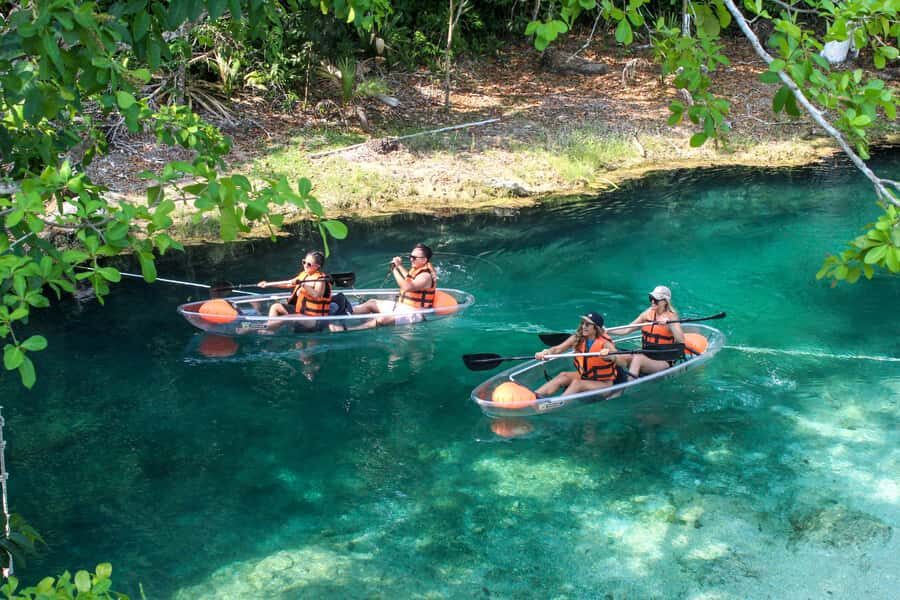 Clear Kayak at Bacalar Lagoon - Clear Kayak Magic on Bacalar Lagoon’s Seven-Color Water