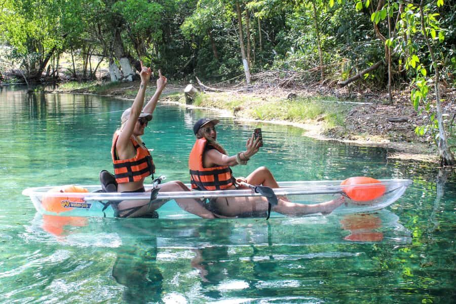 Clear Kayak at Bacalar Lagoon - Lunch Plus Free Time: The Best Way to Recharge in Bacalar
