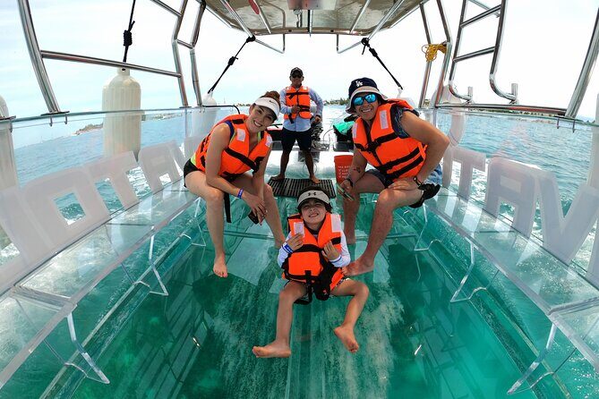 Clearboat: Glass-bottom boat ride to the Caribean Sea - Price and value in real life: $35 plus drinks, plus dock fee