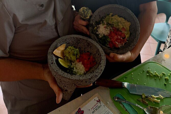 Cocktail Making in Cozumel Mexico - The 2.5-hour flow: guacamole first, then margaritas (with tequila tasting)