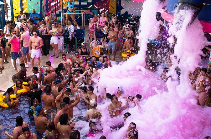 Coco Bongo Beach Club Day Party Premium Pass - Towels, lockers, and the refundable cash deposit detail