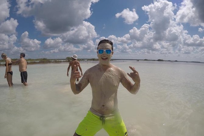 Colorful BACALAR. Incredible Pontoon Tour in one day from Cancun or Riviera Maya - Stop 3: Canal de los Piratas pontoon ride on the seven-color route