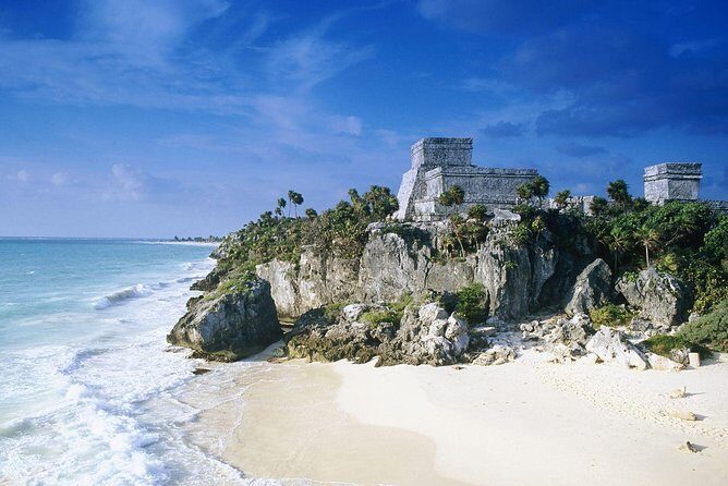 Combo Tour: Tulum, Cenote and 5th Avenue in Playa Del Carmen from Cancun - Step into Tulum: ruins with a view and real guide time
