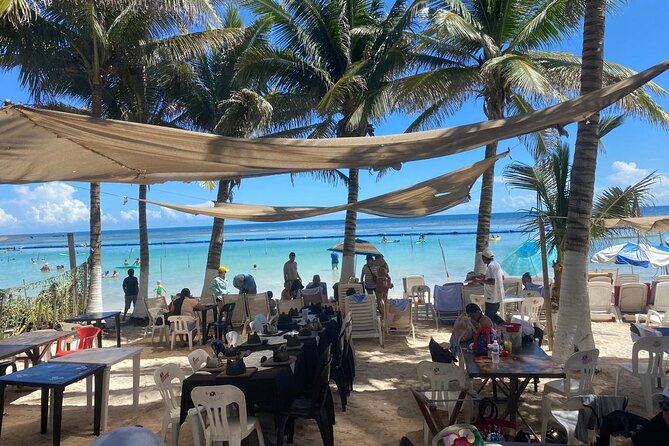 Costa Maya Beach Breack Food & Drinks - Beach Comfort Upgrades: Chairs, Shade, Showers, Wifi
