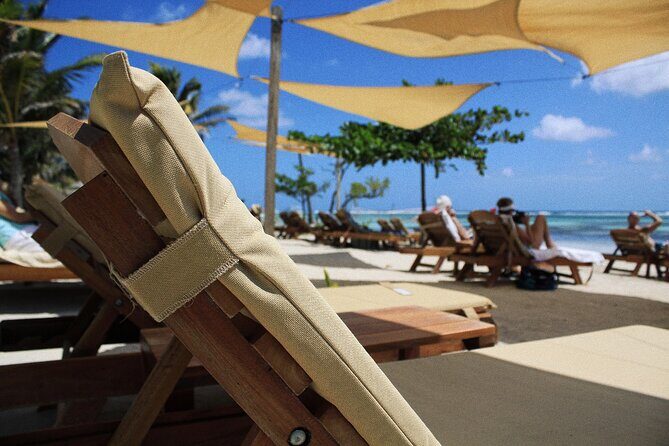 Costa Maya Ultimate Beach Escape - Playa Mahahual beach club time, minus the cruise-stress