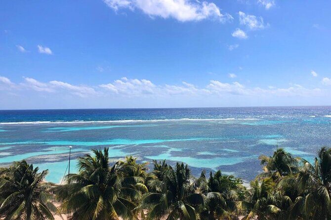 Costa Maya VIP Beach Escape - Mahahual VIP beach setup: sunbed, showers, WiFi, and lunch choices