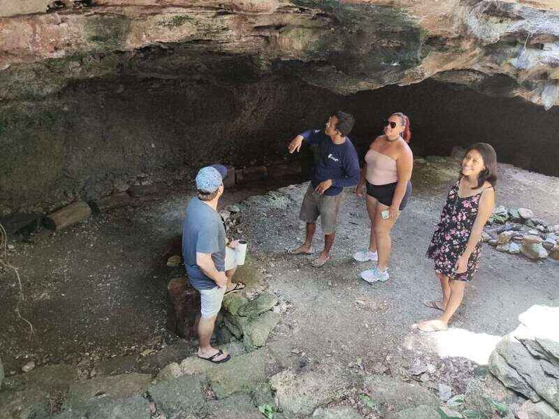 Cozumel: 5-Hour Private Caves and Ruins Tour with Lunch - Chen Rio Beach and lagoon time for photos, feet, and wildlife odds