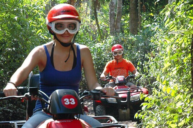 Cozumel ATVs, El Cedral Ruins, Cenote Jade, and Tequila - The ATV Ride to El Cedral: Thrills First, Then History