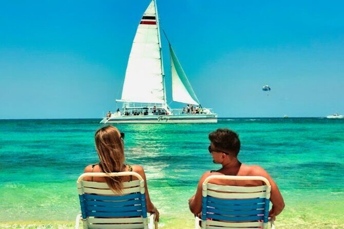 Cozumel Catamaran Experience with Snorkeling & Beach Club - Onboard vibe: scenery, open bar, and a lunch that actually fills you
