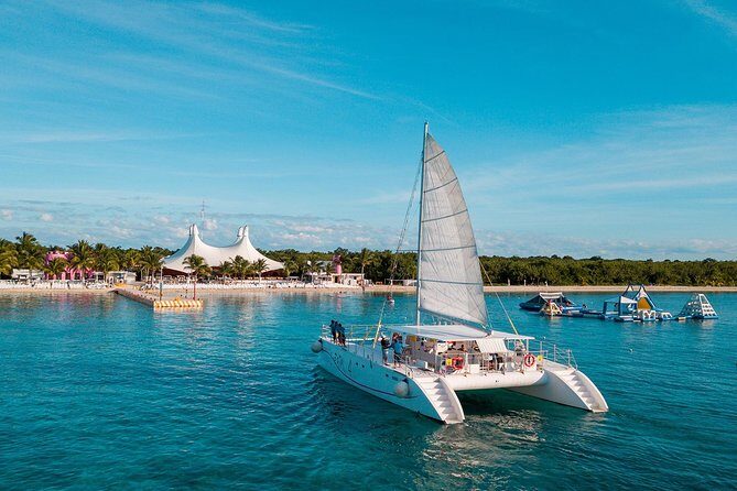 Cozumel Catamaran Snorkeling Tour & Lunch (Hotel Pick Up) - Playa Mia Grand Beach and Water Park: slides and downtime after snorkeling