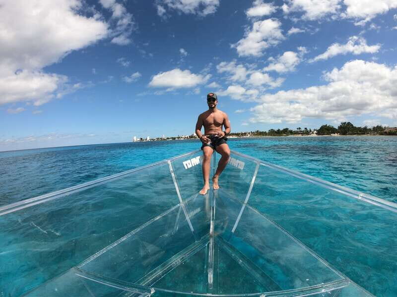 Cozumel: Clear Boat Ride and Snorkeling Trip - On-deck relaxation: drinks included and the easy-going vibe