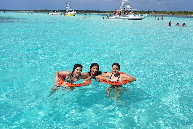 Cozumel El Cielo All Inclusive Tour from Cancun - Columbia Reef: captain-led snorkeling plus the bottom-glass moment