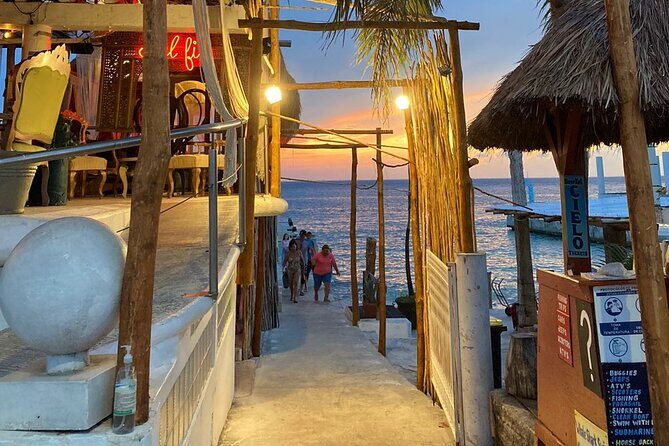 Cozumel El Cielo Tour by Boat from Playa del Carmen & Transfer - Food, Drinks, and the Beach-Club Meal Choices