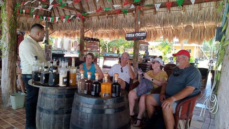 Cozumel: Island Tour Mayan Experience & Beach Getaway - Tequila tasting: try pistachio, chocolate, coffee, mango, and coconut