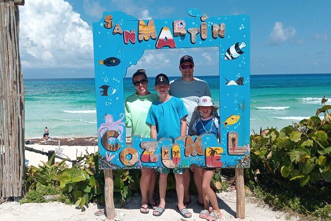 Cozumel Jeep Adventure Natural Cenote & Mayan Experience OTOCH - Playa Publica San Martin: Caribbean views and included fish ceviche
