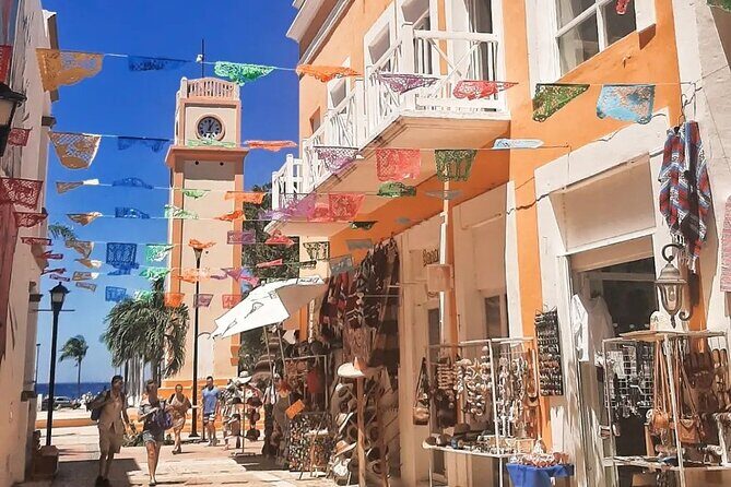 Cozumel Mayan Experience And Beach Getaway with Transfer - Stop 4: San Miguel de Cozumel streets, Centennial Clock, crafts, and ice cream