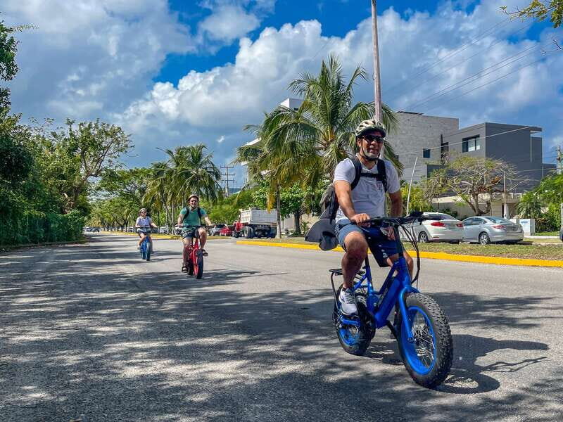 Cozumel: North Shore E-Bike Adventure & Beach Break - E-bike riding on a coast path: the pace and what to expect