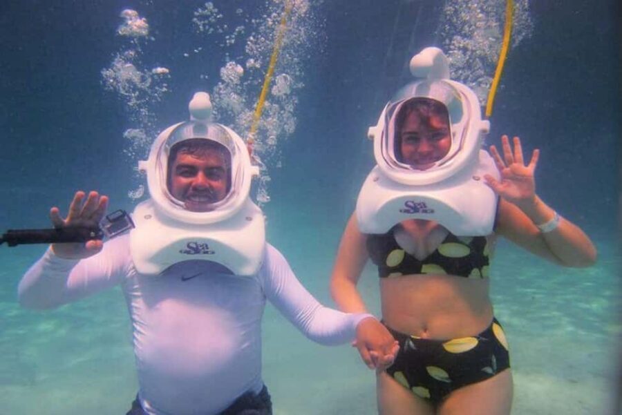 Cozumel: Sea Trek Adventure at Chankanaab National Park - Sea Trek at Chankanaab Reef: what you’re actually doing underwater