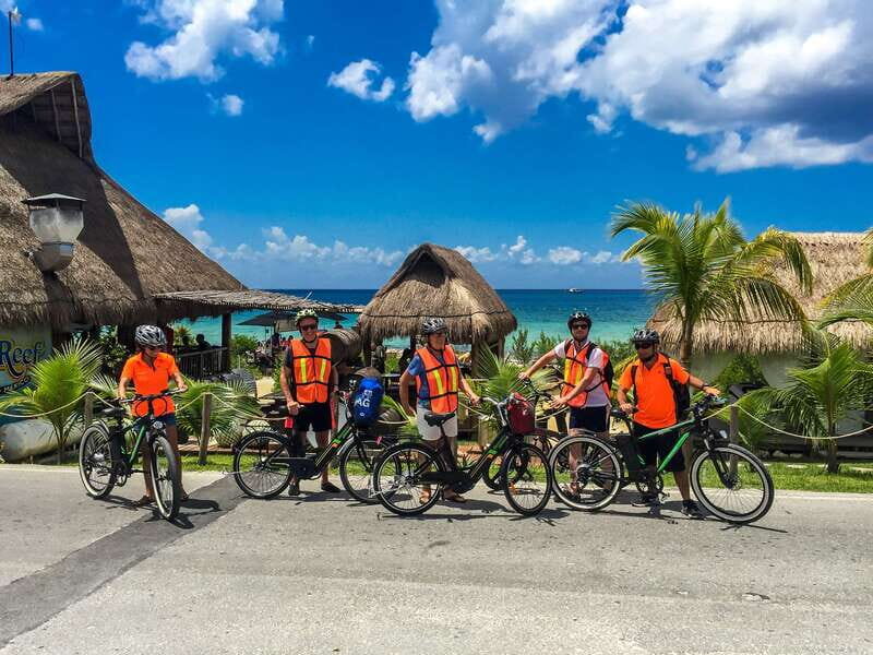 Cozumel: West Coast E-Bike and Snorkeling Tour - Sky Reef Beach and Tormento’s Reef snorkeling (up to 50 minutes)