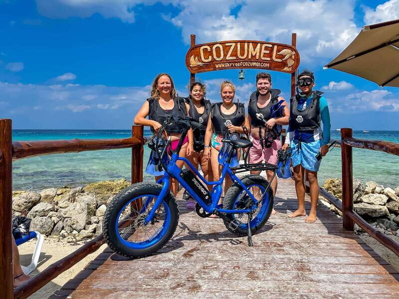 Cozumel: West Coast E-Bike and Snorkeling Tour - Lunch and what’s really included