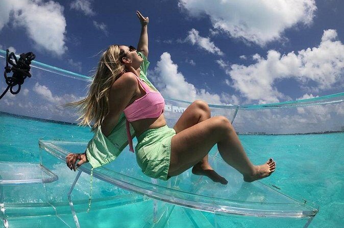 Crystal Boat Tour to Isla Mujeres and Reefs - What You’ll See Through the Glass (and How the Crew Helps)