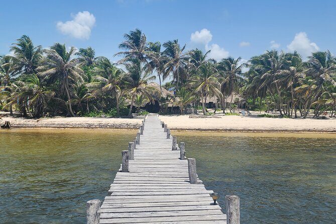 Day Pass to Private Clothing Optional Beach Resort in Xcalak - Lunch and Drinks: Tiki Teal Rum Punch Plus Beer