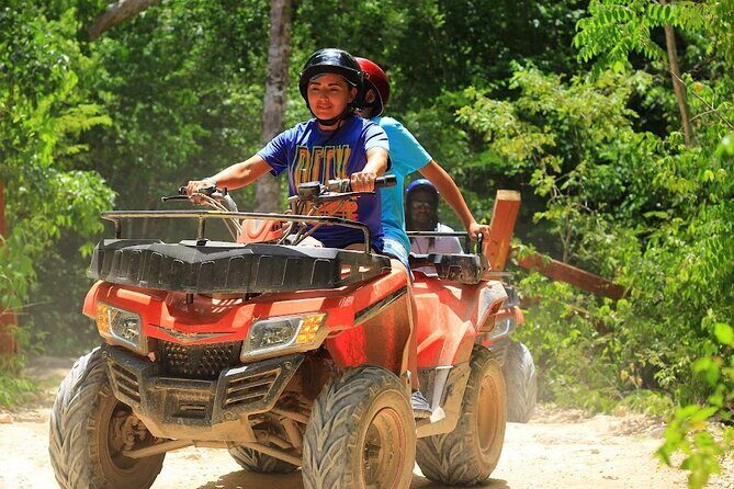 Day Tour with ATV, Zipline and Cenote Adventure from Cancun - Zipline Runs and Hanging-Bridge Crossings Over the Canopy