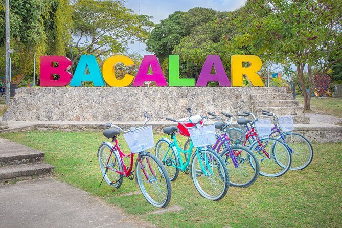 Discover Bacalar Colors by Bike—Fun & Scenic with Lagoon Views! - Lagoon colors from public access points you’ll actually find useful