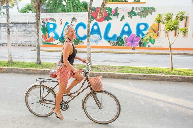 Discover Bacalar Colors by Bike—Fun & Scenic with Lagoon Views! - Bike comfort, family seats, and what to wear