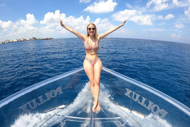 Discover Cozumel in a Transparent Boat! - Snorkeling on Legos Reef: What You Actually Get in 15 Minutes