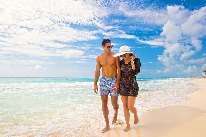 Discover Isla Mujeres tour with snorkel, buffet and open bar - Isla Mujeres beach club time, open bar, and buffet lunch