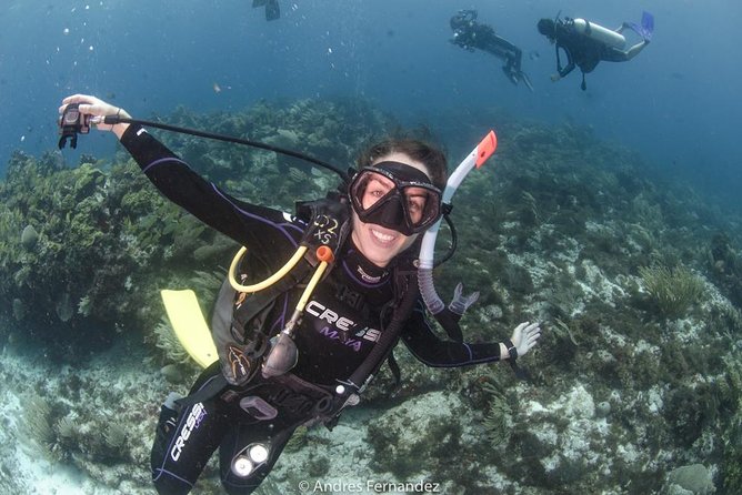 Discover scuba ,MUSA and Manchones reef dive without license - Isla Mujeres first-timer scuba with Squalo Adventures