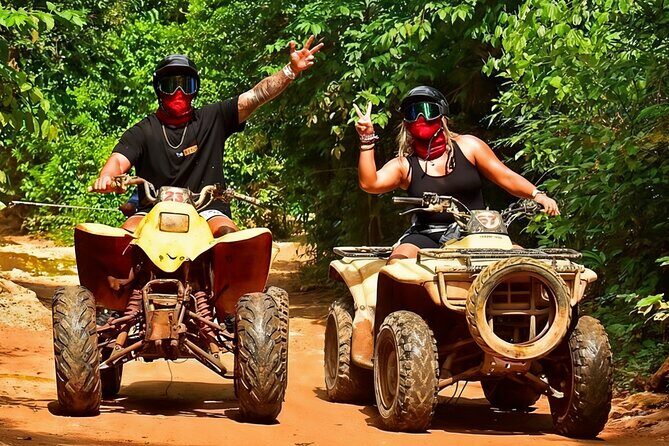 Discover the El Cedral town on ATVs: extreme adventure in Cozumel - Stop 1: El Cedral on ATVs, with ruins and guide stories