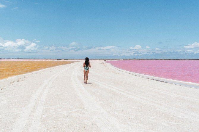 Discover the FABULOUS PINK WATERS at the Caribean (Las Coloradas+Río Lagartos) - That clay scrub moment: what to do with water time
