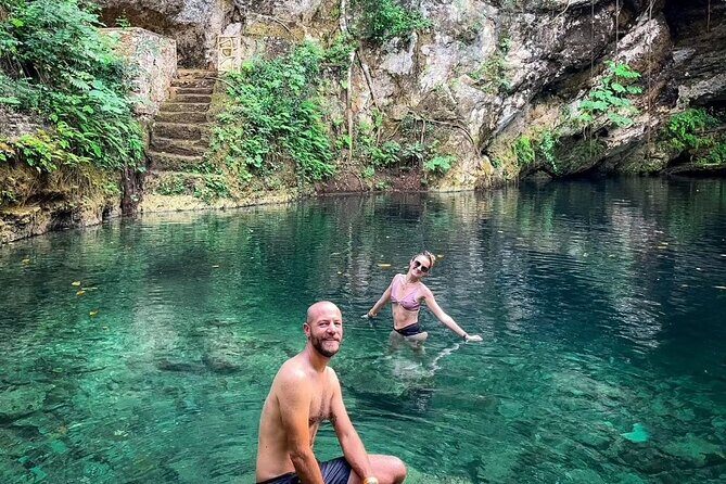 Dive into Tulum: Tour 3 Cenotes, from Riviera Maya - Yum-Ha Cenote: bright water and a Mayan storytelling start