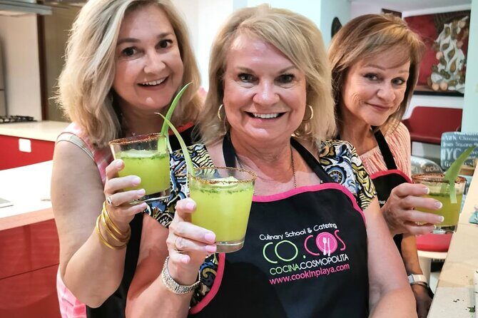 DRINKING SCHOOL: Mexican Cocktail & Appetizer Class - Green ceviche with mango, cucumber, avocado, and totopos