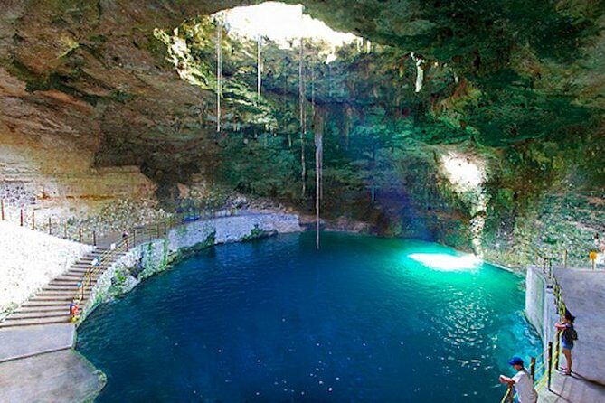 Ek Balam Majestic Mayan Ruins and Cenote Tour - Stop 2: Hacienda Oxman Cenote swim—cool water, clear rules