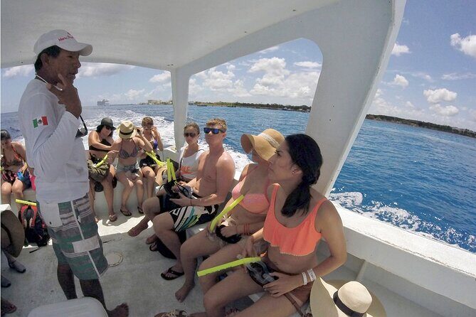 El Cielo Palancar and Columbia Snorkeling Tour - Boat shade, provided gear, and the guide-led flow