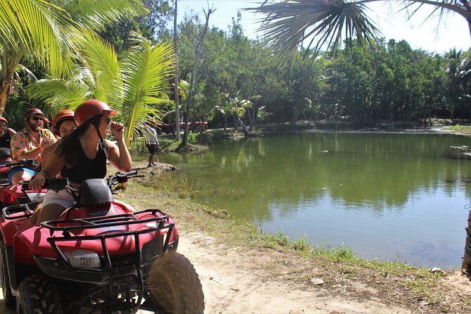 ENJOY the ADRENALINE and the SEA with an ATV and Wave Runner Tour - Lunch and Drinks: You Get Fed, Not Just Fuel