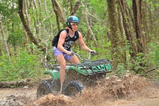 Exciting Day in Tulum Jungle: ATVs, Cenote, Zip lines, Rappel - Mayan Ceremony and the Mayan Pool Moment