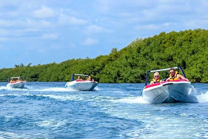 Exciting Speedboat & Snorkeling Tour in Cancun Lagoon! - Tour time choices: morning vs. afternoon and what that means for you