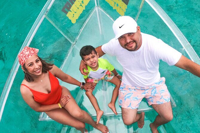 Excursion to Reefs in a transparent boat from Cancun - Quick take on the Cancun transparent-boat reef excursion