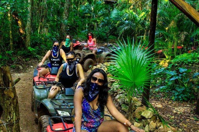 Extreme Adventure ATV(shared) only from Playa del Carmen - Ziplining Over the Jungle Canopy: Full Speed, Short Time