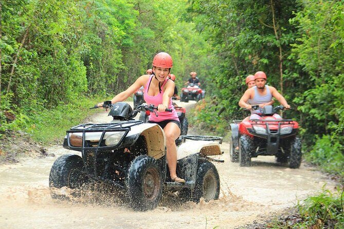 Extreme Experience From Cancun (Atv Shared, Zipline and Cenote) - Cenote swim and lunch: cool water with real conditions