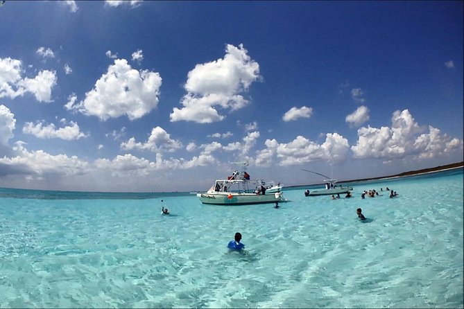 "First Lady" Private Snorkel & El Cielo Sandbar Combo - El Cielo sandbar at Playa El Cielo: starfish luck and smart water habits
