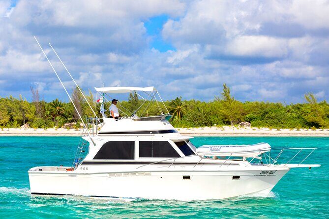 Fishing Tour & Beach Club In Riviera Maya - The fishing setup: chairs, gear, and live bait