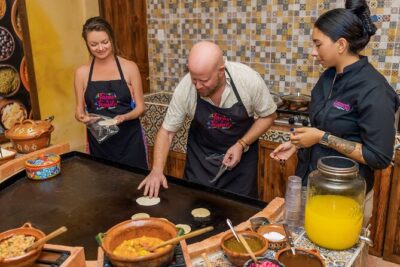 Flavorful Taco Adventure Workshop - Your taco lineup: Dorados, Cochinita Pibil, and Tacos de Guisado