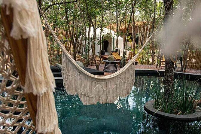 Floating Breakfast+Cavern Tour includes entrance to the cenote-Temazcal - Temazcal meditation: heat, volcanic rocks, and herbal steam
