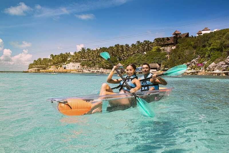 From Cancun: Garrafon Reef Park Admission with Ferry Tickets - The Cliff Area: Sculpture Garden, Lighthouse, and a Mayan Temple Viewpoint