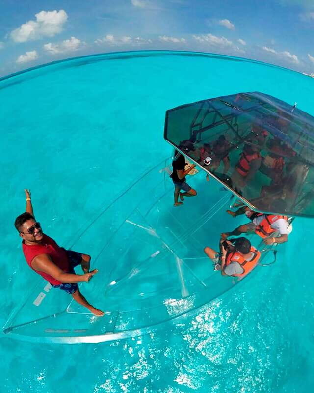 From Cancun: Glass Boat Sightseeing Trip - Heading Toward Open Sea: Why the Water Color Shift Matters